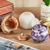 WTEMPO Silicone Jar with Lid Making Mold Epoxy Resin Casting Mold Creative DIY Storage Box Making Mold Home Decoration Festive Handcrafts Making Mold