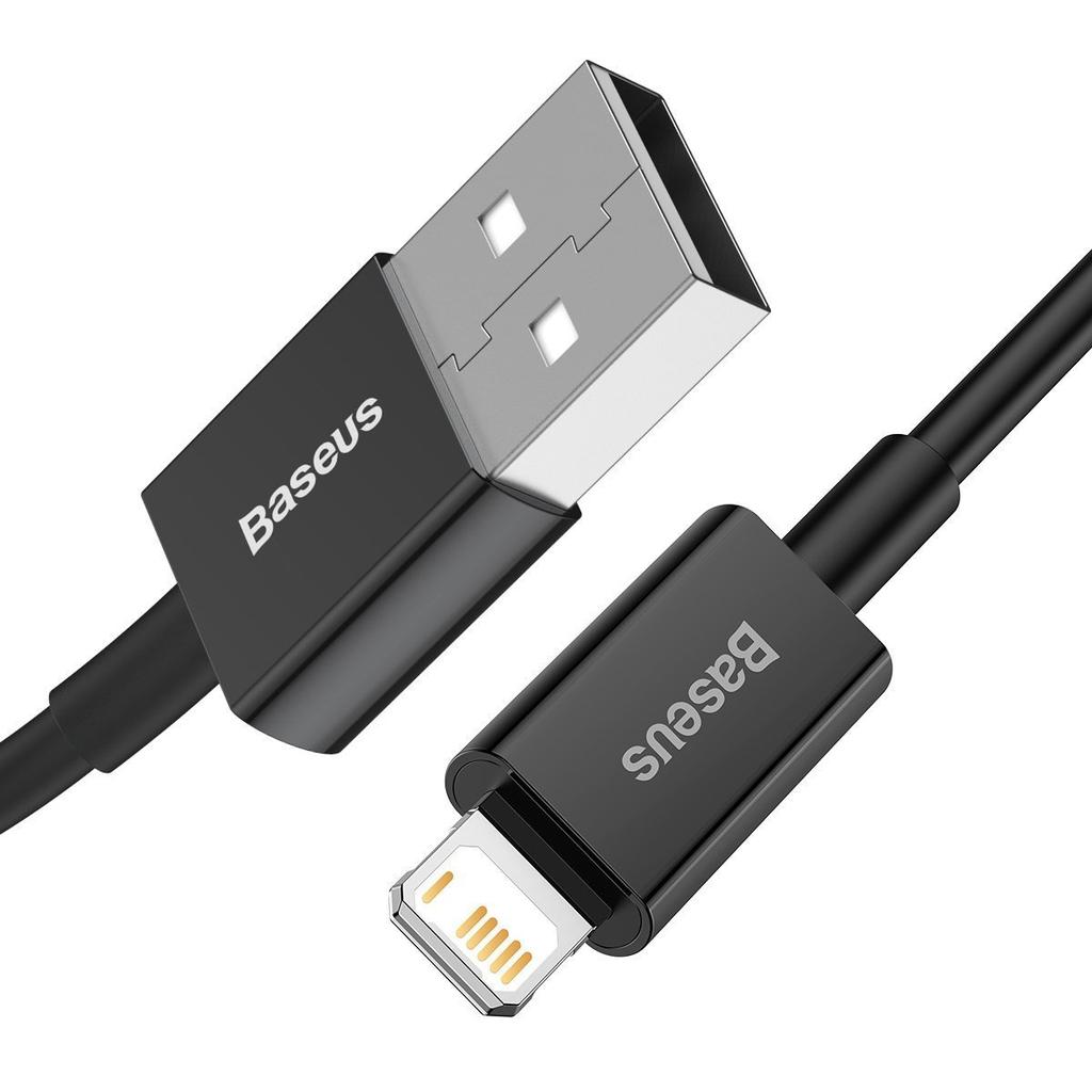 Baseus Superior Series USB To Lightning Cable, 2.4A, 2M (Black)