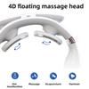 Neck Massager with 6 Vibration Modes 15 Intensity Levels Rechargeable Portable Head Heated Ergonomic Electric Massager