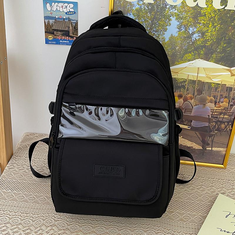 Student Backpack Junior Senior High School School Bag Large Capacity Couple Computer Backpack