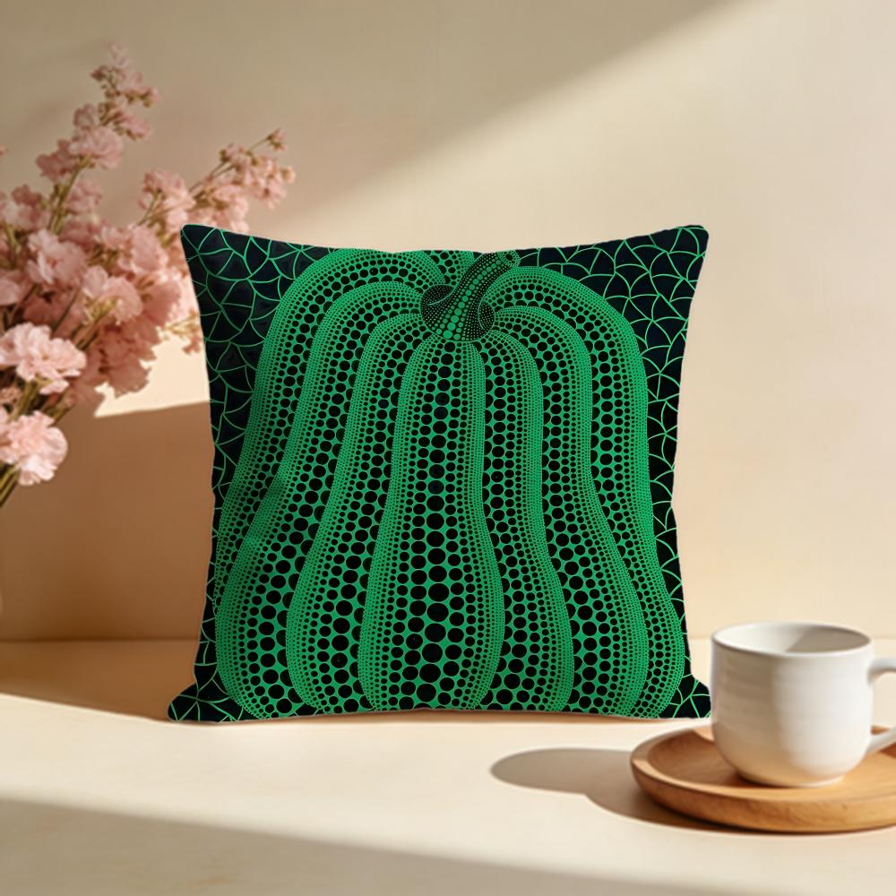 Federa Cuscino Trendy KKusama Yayoiiou Federa Cuscino Lavabile alla Moda Ideale per Divano Camera da Letto Decorazione Auto