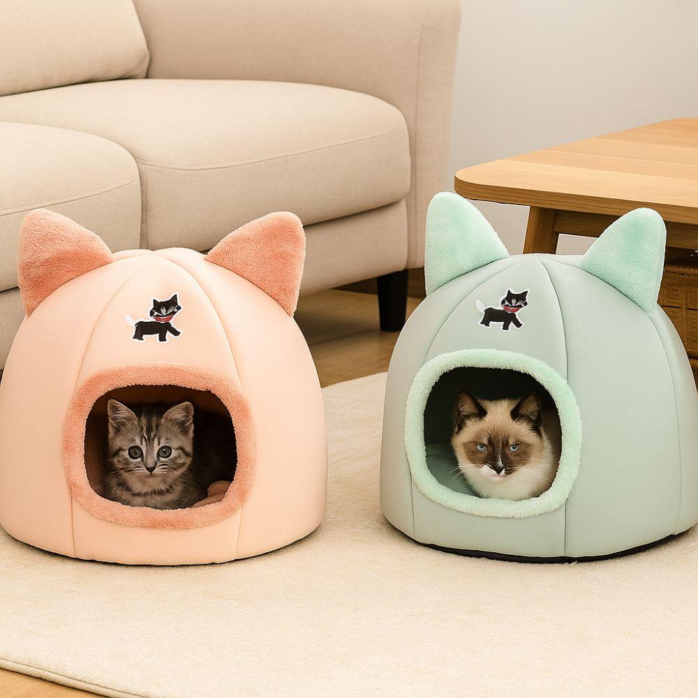 Warm Pet Castle House Four Seasons Cat Condo Pumpkin Cat Bed  For Pet Within 12KG/27LB