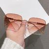 Vintage Retro Style Female Sunglasses Square Shape Alloy Frame Sun Glasses Women Seaside Travelling Women's Glasses