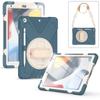 Custom 3-in-1 Protective Tablet Case for iPad 9th 8th 10.2 Inch Shockproof with Wrist Strap and Pencil Holder