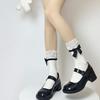 Thin Jk Socks With Lace Trim And Bow Over-The-Knee Socks Sweet Lolita Style Socks Summer