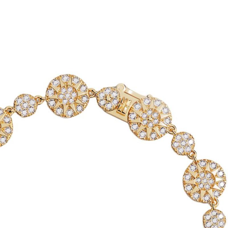 APM Monaco Sun shape design, alloy plated with 18k gold, bracelet, same style for men and women, couple model, gold yellow YB5283OX