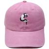 Snake wrap moon embroidery baseball cap washed retro dad hat personality hip hop men's and women's casual hat tide