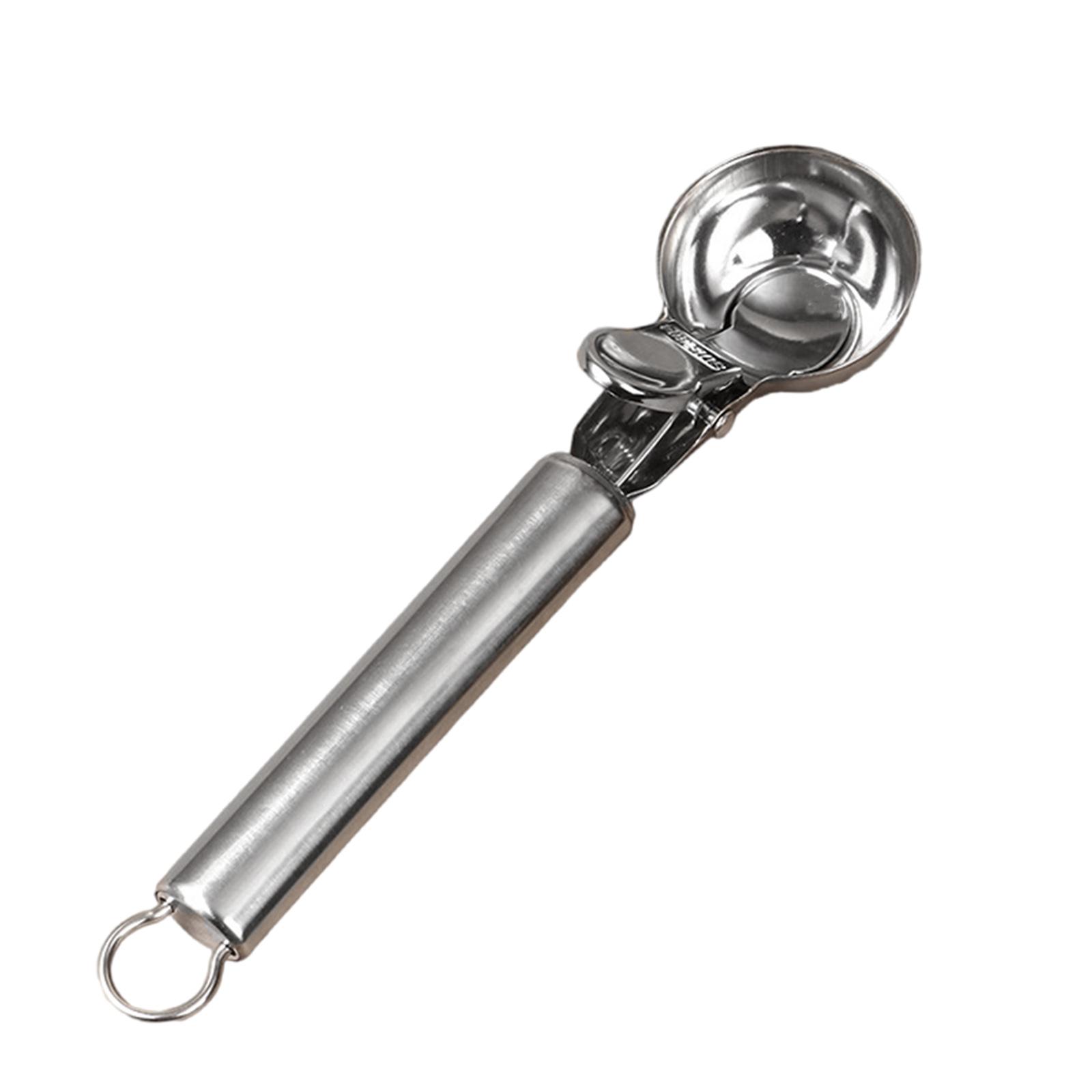 

Stainless Steel Scooper With Ergonomic Grip For Ice Cream Nonstick Digger Dessert Spoon For Home And Commercial Use B