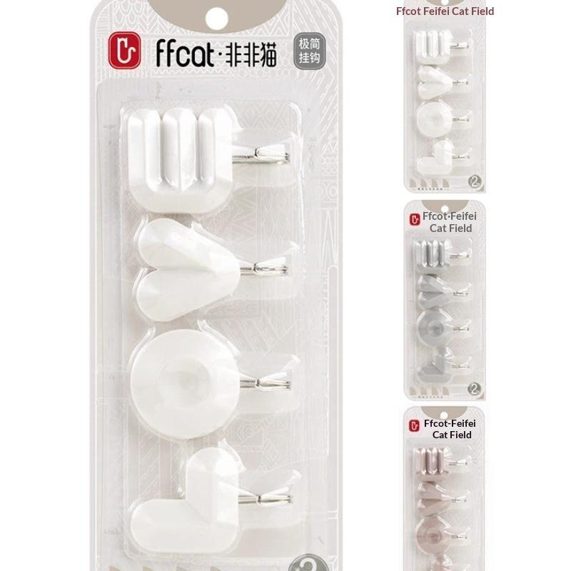 Love Letter Self Adhesive Wall Hooks No Drilling Decorative Hanging Hook For Key Bag Clothes Home Entryway Hooks Decor