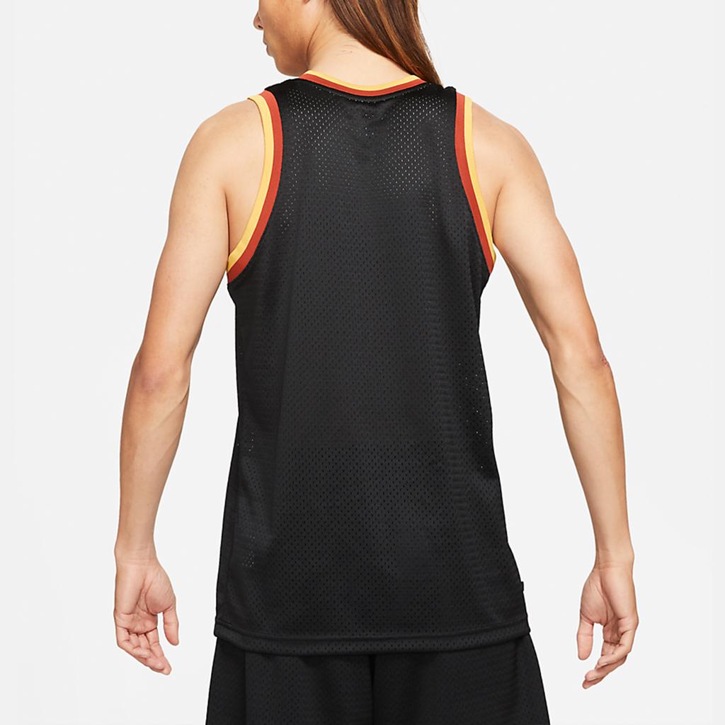 Nike Giannis Freak Contrast Logo Breathable Mesh Basketball Vest Men Tops Black DA5685-010