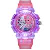 Student Children'S Watch Women'S Plastic Frozen Luminous Glowing Bracelet Niche