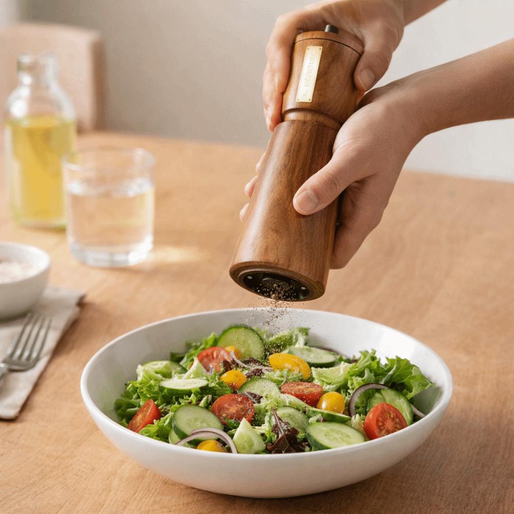 Adjustable Particle Size Pepper Grinder Ceramic Core Pepper Grinding Bottle Seasoning Bottle  Steak