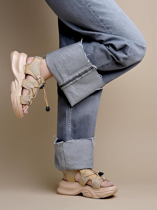 Shoetopia Smart Casual Sporty Sandals For Women & Girls