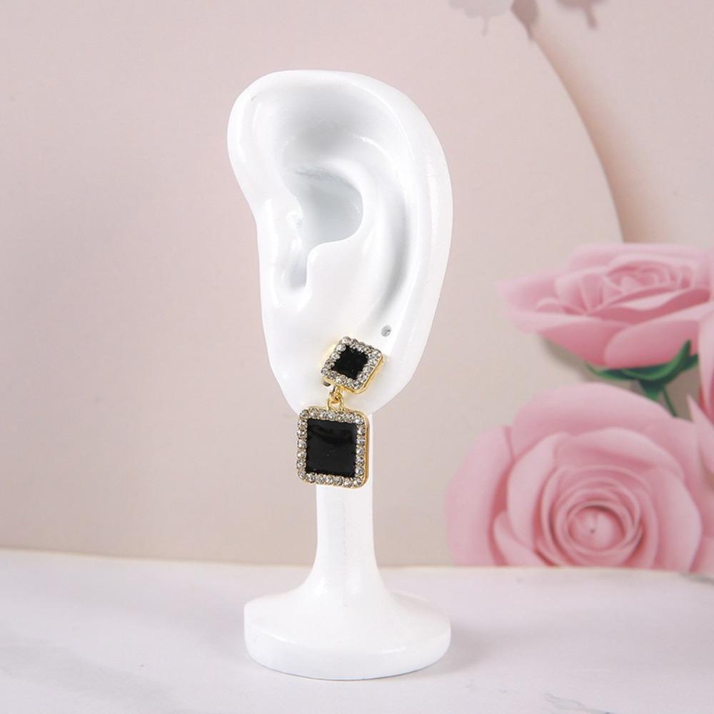 Ear Shaped Ear Studs Organizer Holder Rack Portable Earring Showcase  for Earrings