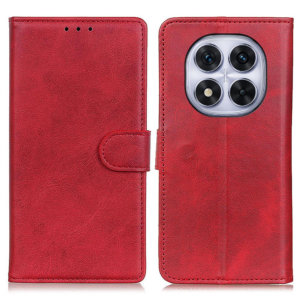 For Xiaomi Redmi Note 14 Pro 4G Stand Wallet Case Cowhide Texture Leather Phone Cover