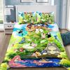 Set Copripiumino Kawaii Coperta Cuscini Giappone Anime Il Mio Vicino Set Biancheria da Letto Matrimoniale King Completo Copripiumino