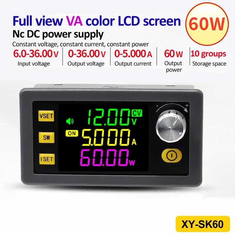 

Adjustable DC Buck Boost Converter Module CC CV Regulated Power Supply for Solar Charger Lab SK120 SK60
