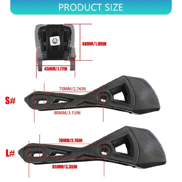 Skating Safety Brakes Replacement Stopper Pads Plastic Roller Skates Brakes Pads Easy Installation Improving Safety