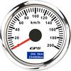 30km/h 60km/h 120km/h 200km/h Speed Gauge with GPS Antenna 52mm Gps Speedometer 7 color Backlight for 12V Car Boat