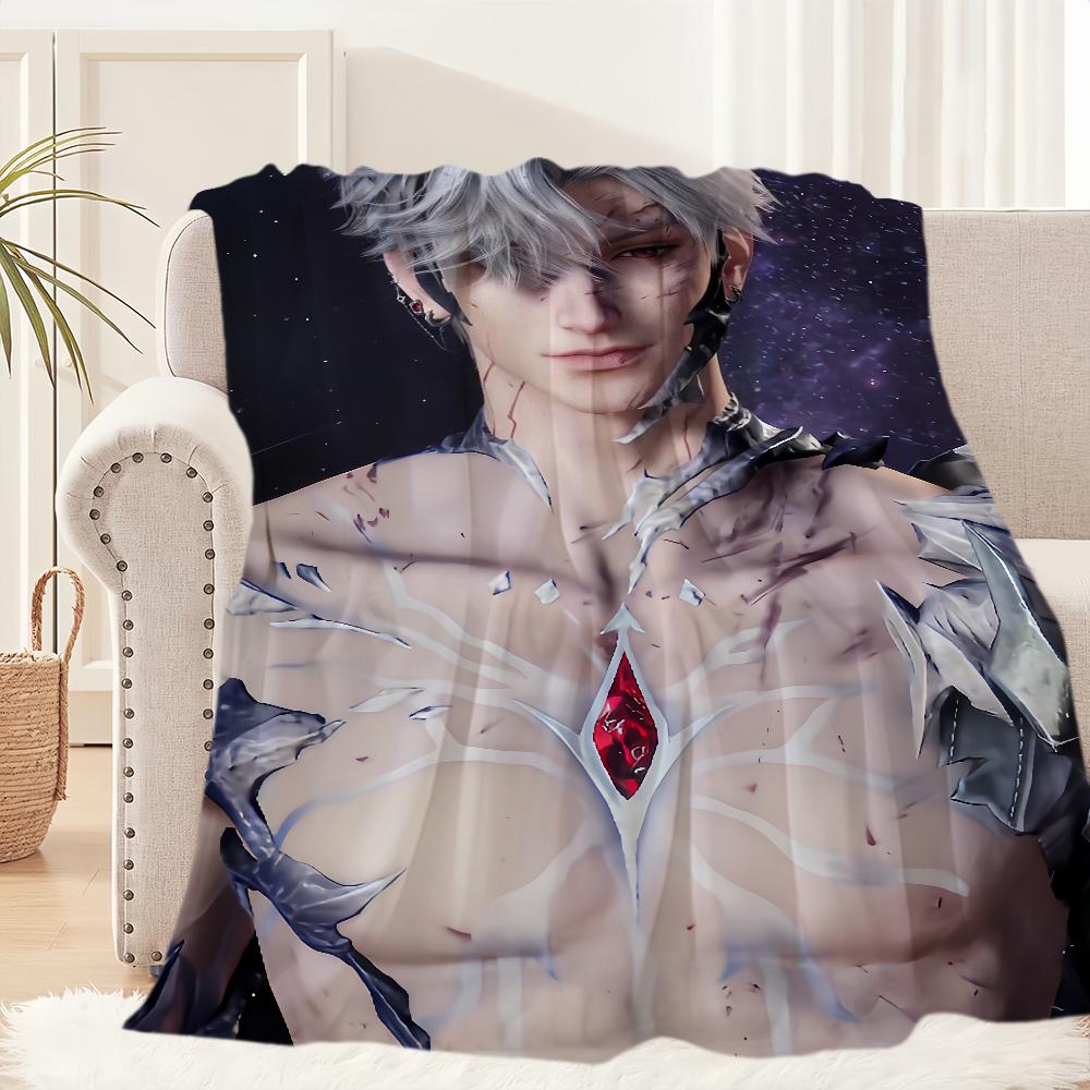 Game Love and Deepspace Sylus Warm Soft Plush Nap Blankets Sofa for Living Room Office Bedroom Home Travel Kid Birthday Gifts