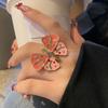 Retro Stil Legierung Insektenring mit Strassdetails Handgefertigter Fingerring Modeaccessoire für elegante Abendgarderobe