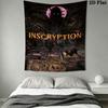 Inscryption Wall Hanging Printed Fabric Blanket Decorative Tapestries for Bedroom Living Room Home Decor