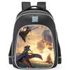 Zaino Periferico Serie Avatar3 Striscia Riflettente Zaino Scolastico