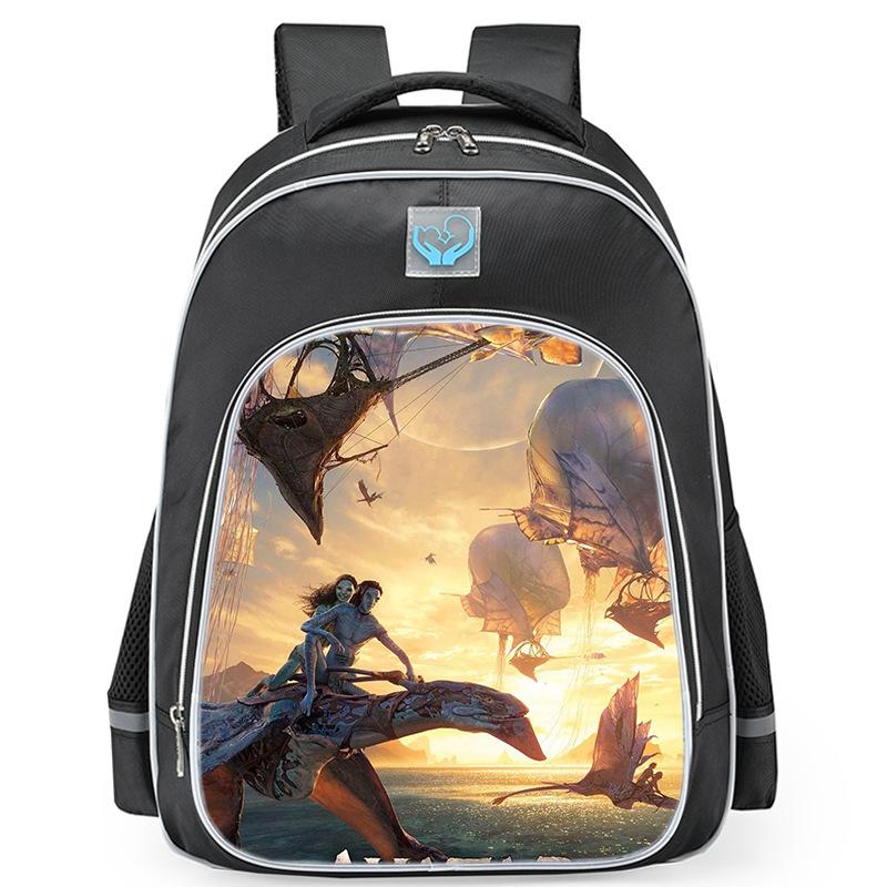 Zaino Periferico Serie Avatar3 Striscia Riflettente Zaino Scolastico