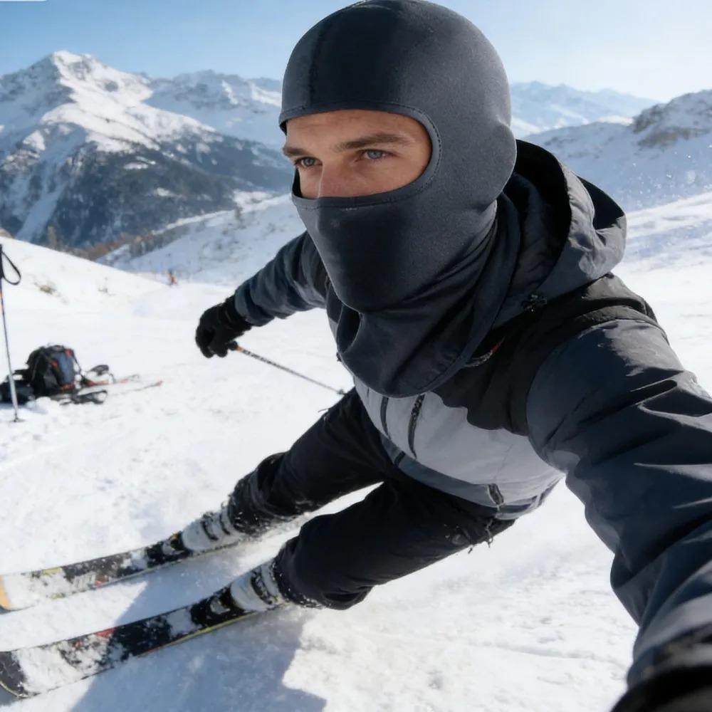 Windproof Dustproof Balaclava Full Face Mask, Universal Helmet Liner Bandana for Outdoor Riding