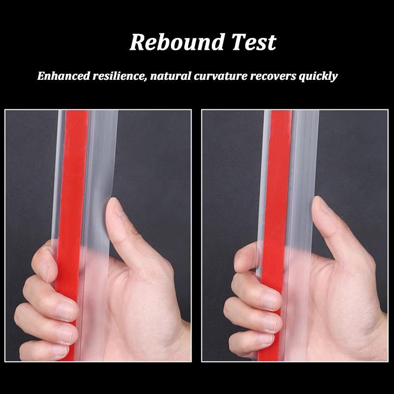 Przezroczysta Krawędź Okna Wodoodporna Listwa Blokująca Deszcz Parapet Balkonowy Listwa Odprowadzająca Wodę Wodoodporna Wiatroodporna Listwa Uszczelniająca Obróbka Blacharska