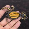 Fossil Coral Pendant Copper Wire Wrapped Pendant Gemstone Copper Jewelry Handmade Pendant Fossil Coral Jewelry Anniversary Gift Bird Pendant