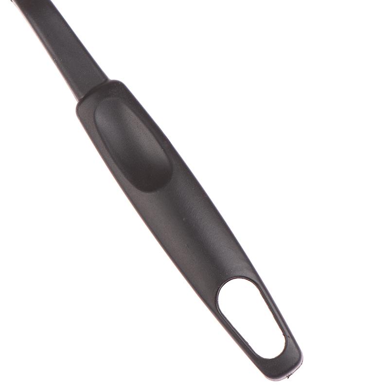 6 st Nylon Multifunktionell Svart Spade Sked Soppslev Spatel Set Non-Stick Köksredskap Matlagningsverktyg