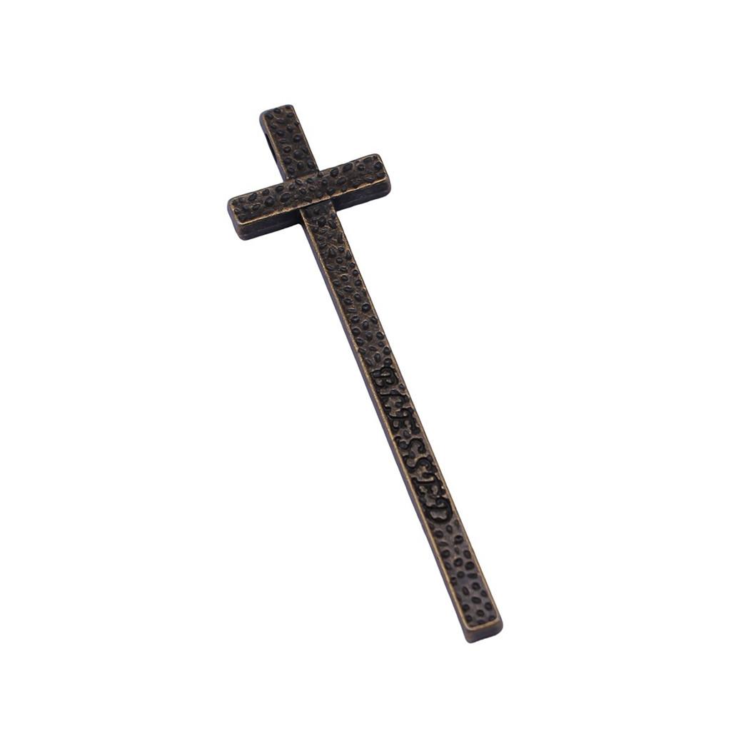 Hollow Cross Charms Multi Color Alloy Pendants For Gothic Christian Jewelry Accessories