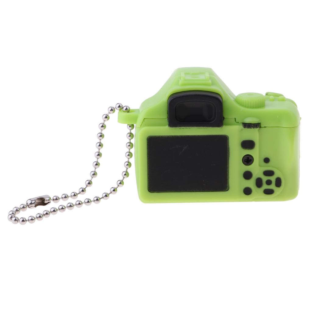 Dollhouse Miniature Green SLR Camera Model for 1/3 1/4 1/6 Scale Doll Decor