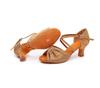 New Middle Heel Tango Salsa Latin Dance Shoes for Adult Women Soft Sole Wedding Party Ballroom Dancing Shoes Heeled 5cm