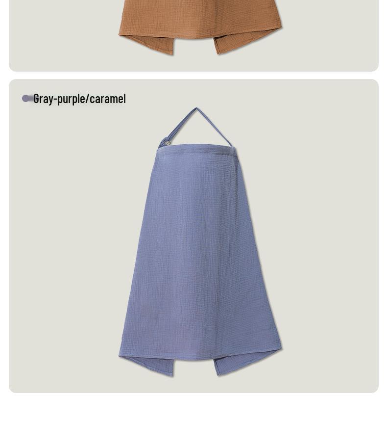 Double-Layer Pure Cotton Baby Blanket & Nursing Shawl