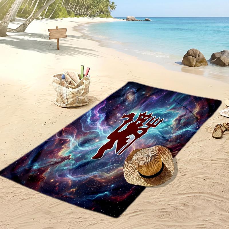 Manchester United Printed Beach Towel Quick Dry Soft TowelPortable Large Rectangular Beach Blanket for Travel Swimming Pool