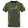 Casual Mens T Shirts Cat Cute Pritned Summer Cotton O-Neck T-shirt for Men Short Sleeve Top Tee Shirt Funny Streetwear T-shirts