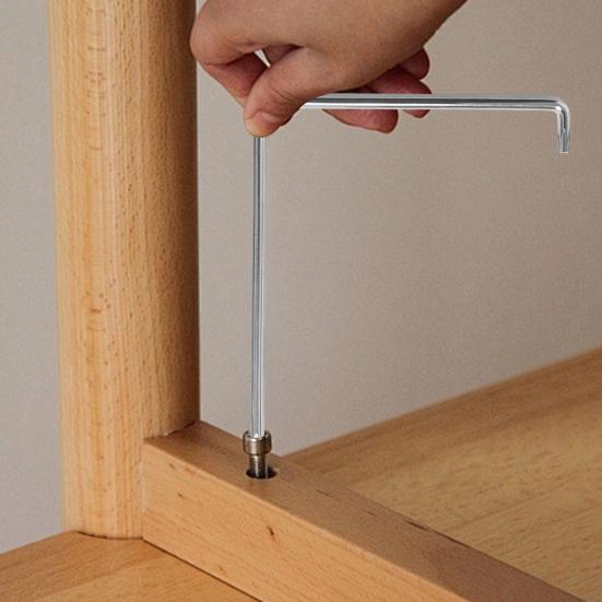 2ks Klíč pro seřízení oken Kompaktní přenosný klíč Okno Údržba jízdního kola Kompatibilita Uživatelsky přívětivý šestihranný nástroj