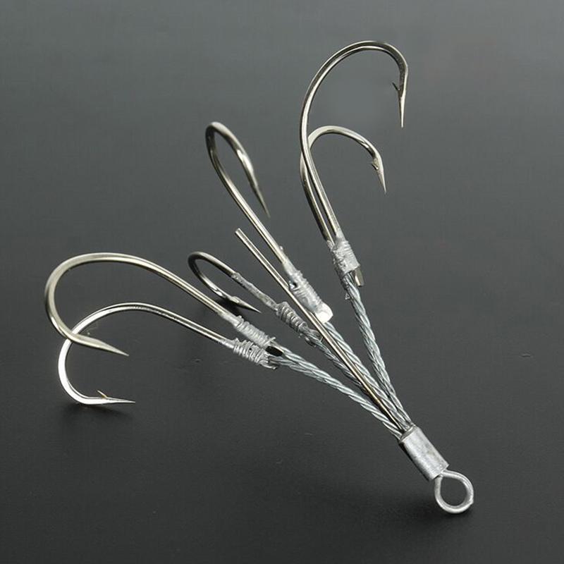 

Рыболовные крючки 6 когтей Высокоуглеродистая сталь Тройные крючки Рыболовный крючок Сверх острый Рыболовный багор Рыболовные снасти Снасть Рыболовный крючок