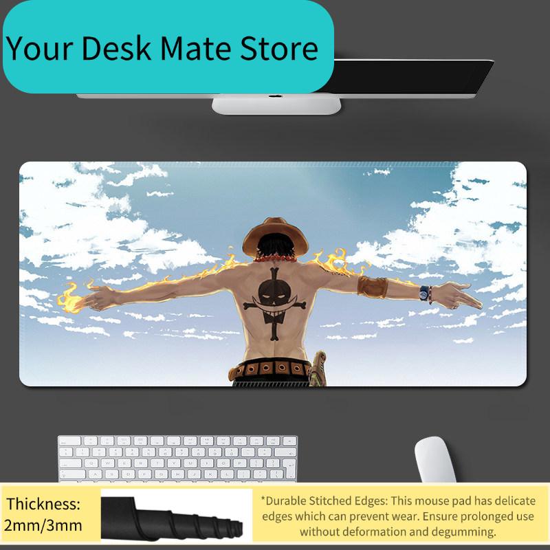 Leather ONE PIECE Mouse Pad Luffy Roronoa ZoroHome Office Non-slip Dirt-resistant Mouse Pad Keyboard Pad High Quality Nami Table