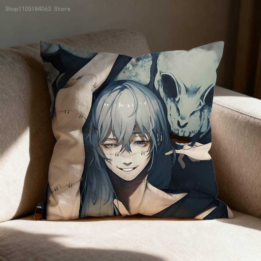 Jujutsu Kaisen Mahito Pillow Case For Sofa Decor Car Office Room Printing Cushion Cover Decorations And Protector
