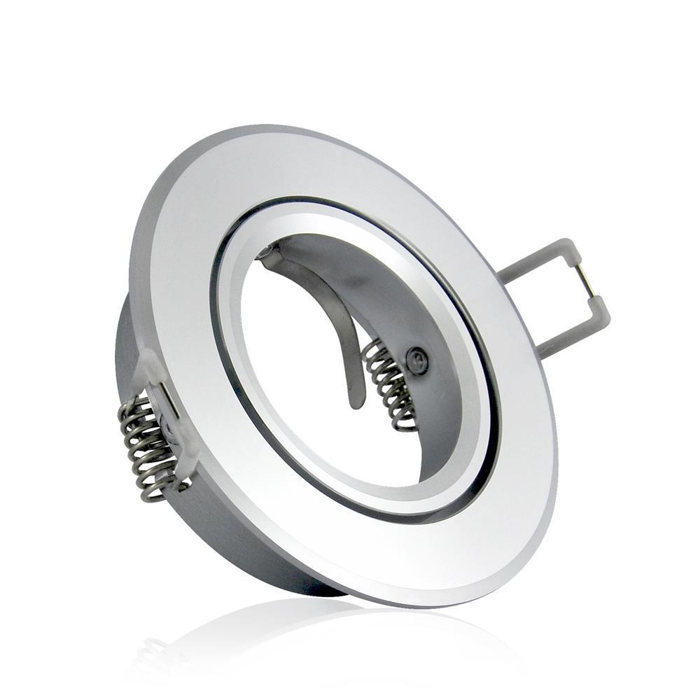 Oprawa Okrągła Aluminium East Opal Srebrna Połysk - 301543
