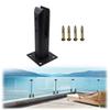 Porta Vetro Piscina Moderna Morsetto per Recinzione Acciaio Inossidabile Staffa Supporto per Vetro Recinzione Ringhiera Scale Piscina