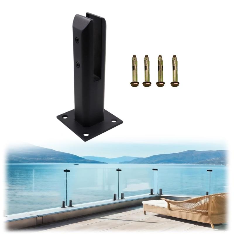 Porta Vetro Piscina Moderna Morsetto per Recinzione Acciaio Inossidabile Staffa Supporto per Vetro Recinzione Ringhiera Scale Piscina