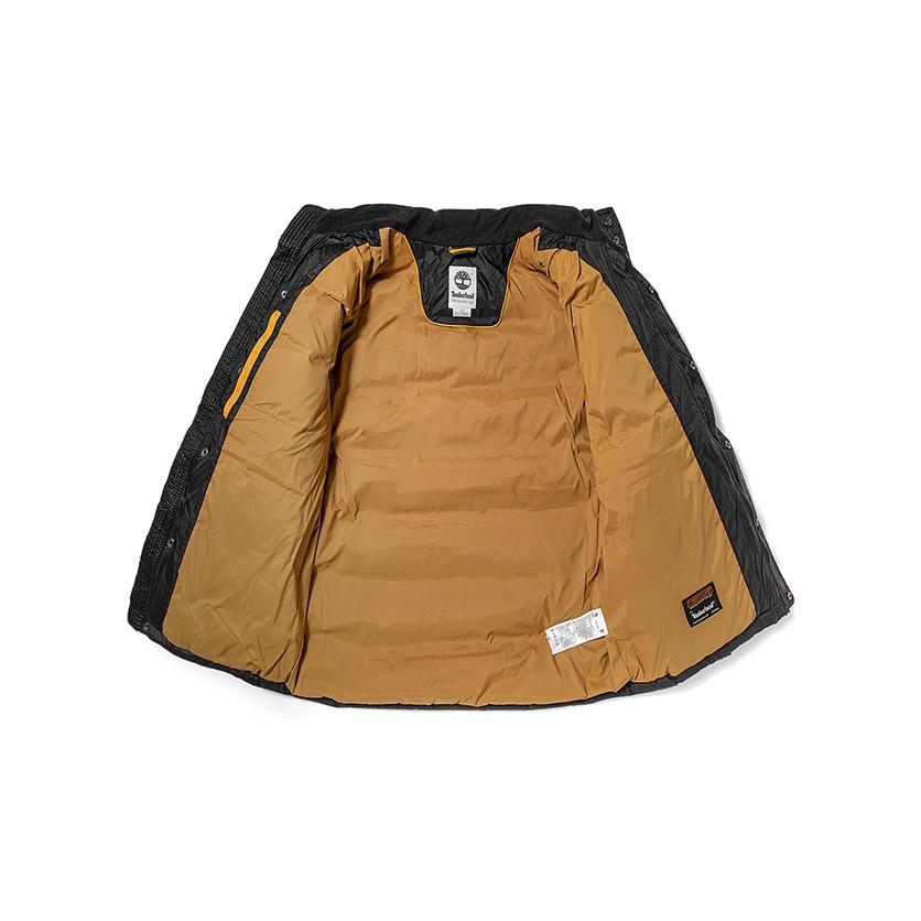 Timberland Solid Color Casual Stand Collar Warm Cotton Jacket Men Jacket Black A2EPB-001