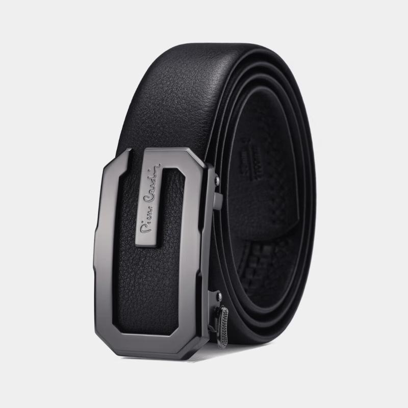 Pierre Cardin Men's Genuine Leather Automatic Buckle Belt