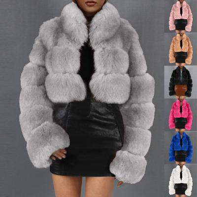 Women's Fashion Casual Faux  Top Coat
