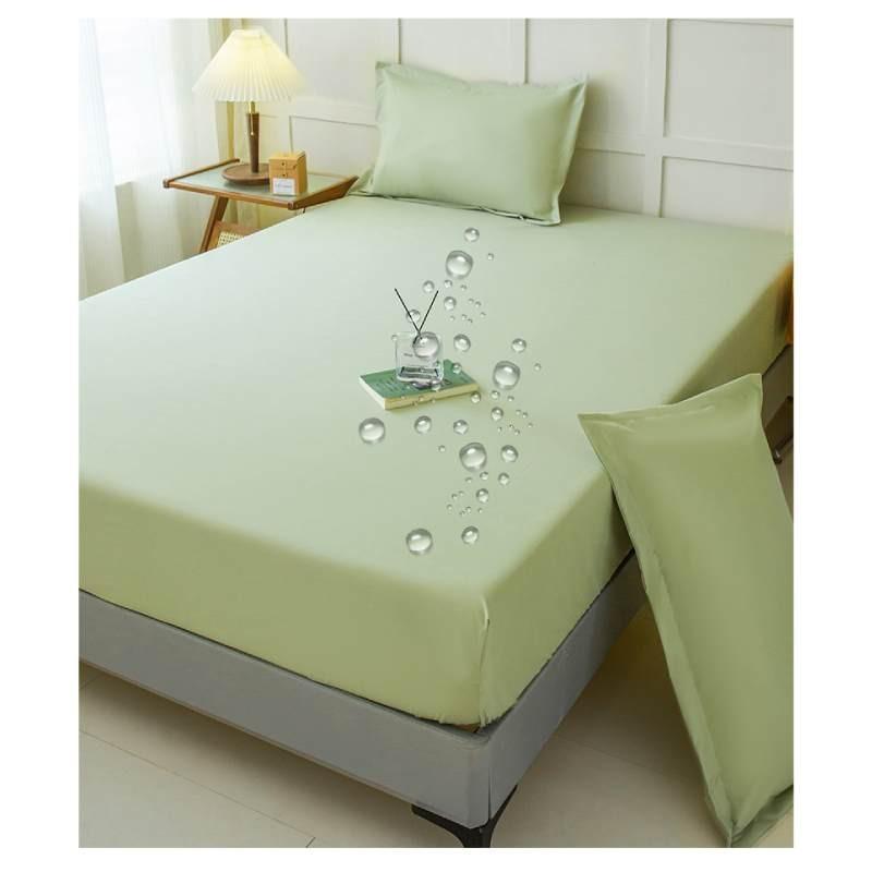 Modern Minimalist Waterproof Bed Cover With Active Dyeing For Home Protection