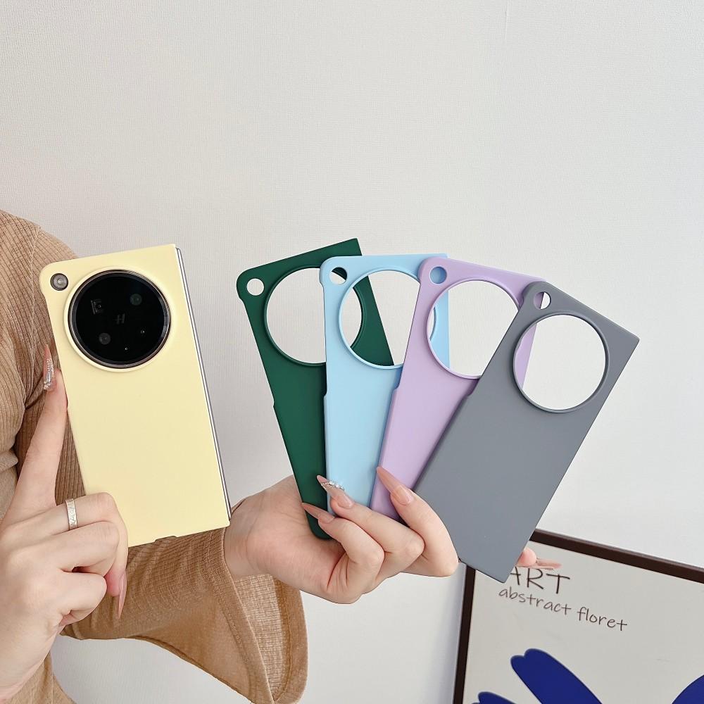 Für OPPO Find N6 Einfarbige Handyhülle Stoßfest PC Hartschale Ultra-dünne Schutz-Rückabdeckung
